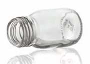 Zeige Details für 60 ml syrup bottle, clear, type 3 moulded glass Bild von 60 ml syrup bottle, clear, type 3 moulded glass
