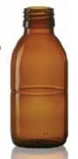 Zeige Details für 125 ml syrup bottle, amber, type 3 moulded glass Bild von 125 ml syrup bottle, amber, type 3 moulded glass