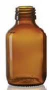 Zeige Details für 60 ml syrup bottle, amber, type 3 moulded glass Bild von 60 ml syrup bottle, amber, type 3 moulded glass