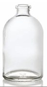 Zeige Details für 100 ml injection vial, clear, type 2 moulded glass Bild von 100 ml injection vial, clear, type 2 moulded glass