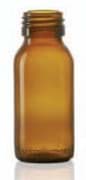 Zeige Details für 50 ml syrup bottle, amber, type 3 moulded glass Bild von 50 ml syrup bottle, amber, type 3 moulded glass