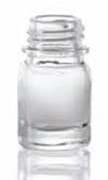 Zeige Details für 4 ml dropper bottle, clear, type 3 moulded glass Bild von 4 ml dropper bottle, clear, type 3 moulded glass