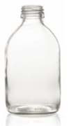 Zeige Details für 120 ml syrup bottle, clear, type 3 moulded glass Bild von 120 ml syrup bottle, clear, type 3 moulded glass