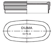 Bild von Duma® Pocket bottom clossure model 5016B